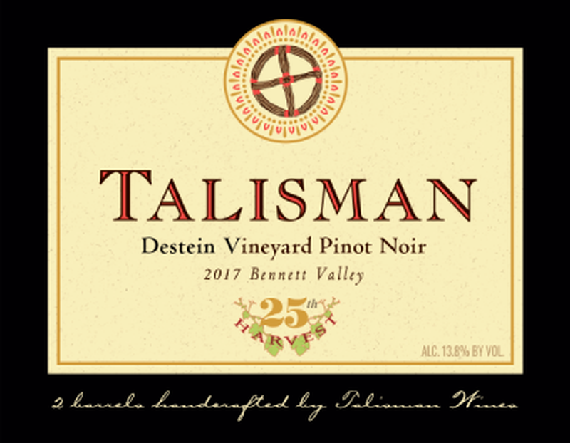 2017 Destein Vineyard Pinot Noir, Bennett Valley