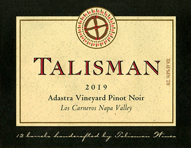 2019 Adastra Vineyard Pinot Noir, Los Carneros Napa Valley