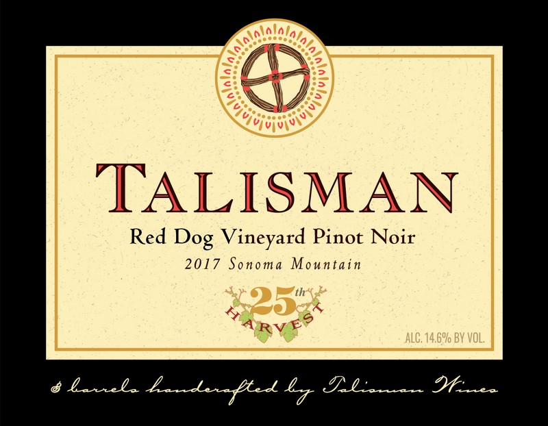 2017 Red Dog Vineyard Pinot Noir, Sonoma Mountain