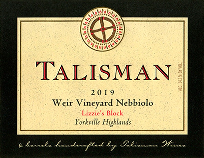 2019 Nebbiolo, Weir Vineyard, Yorkville Highlands