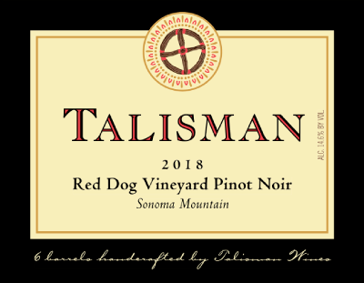 2018 Red Dog Vineyard Pinot Noir, Sonoma Mountain