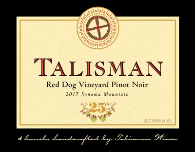 2017 Red Dog Vineyard Pinot Noir, Sonoma Mountain