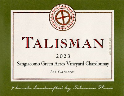 2023 Sangiacomo Green Acres Chardonnay Carneros